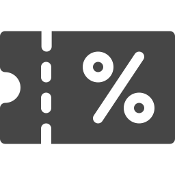 Icon of discount for your clients